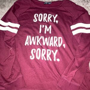 Hot topic long sleeve shirt